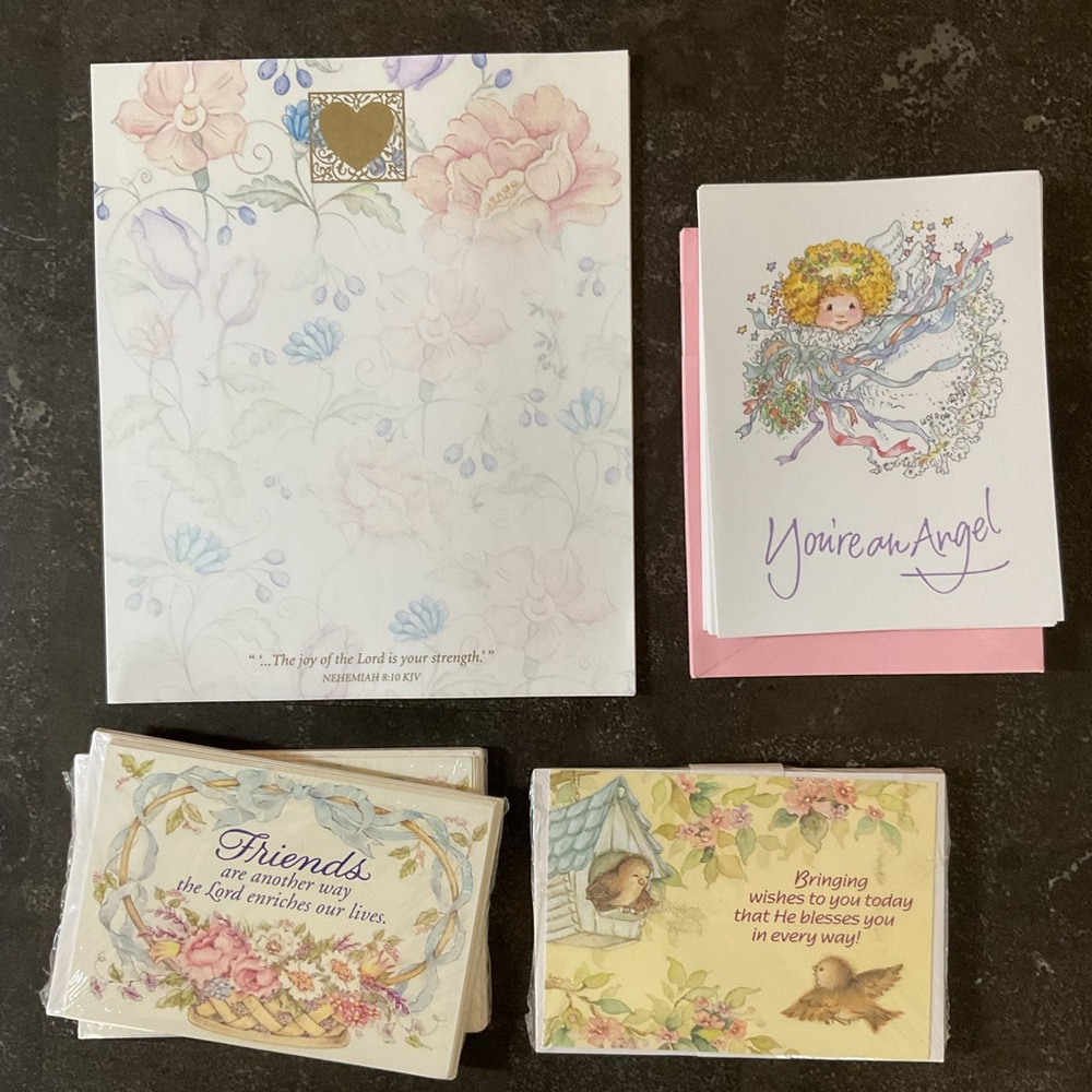 Vintage Stationary bundle in Christian theme Current Lucy Rigg & Joyfully Yours